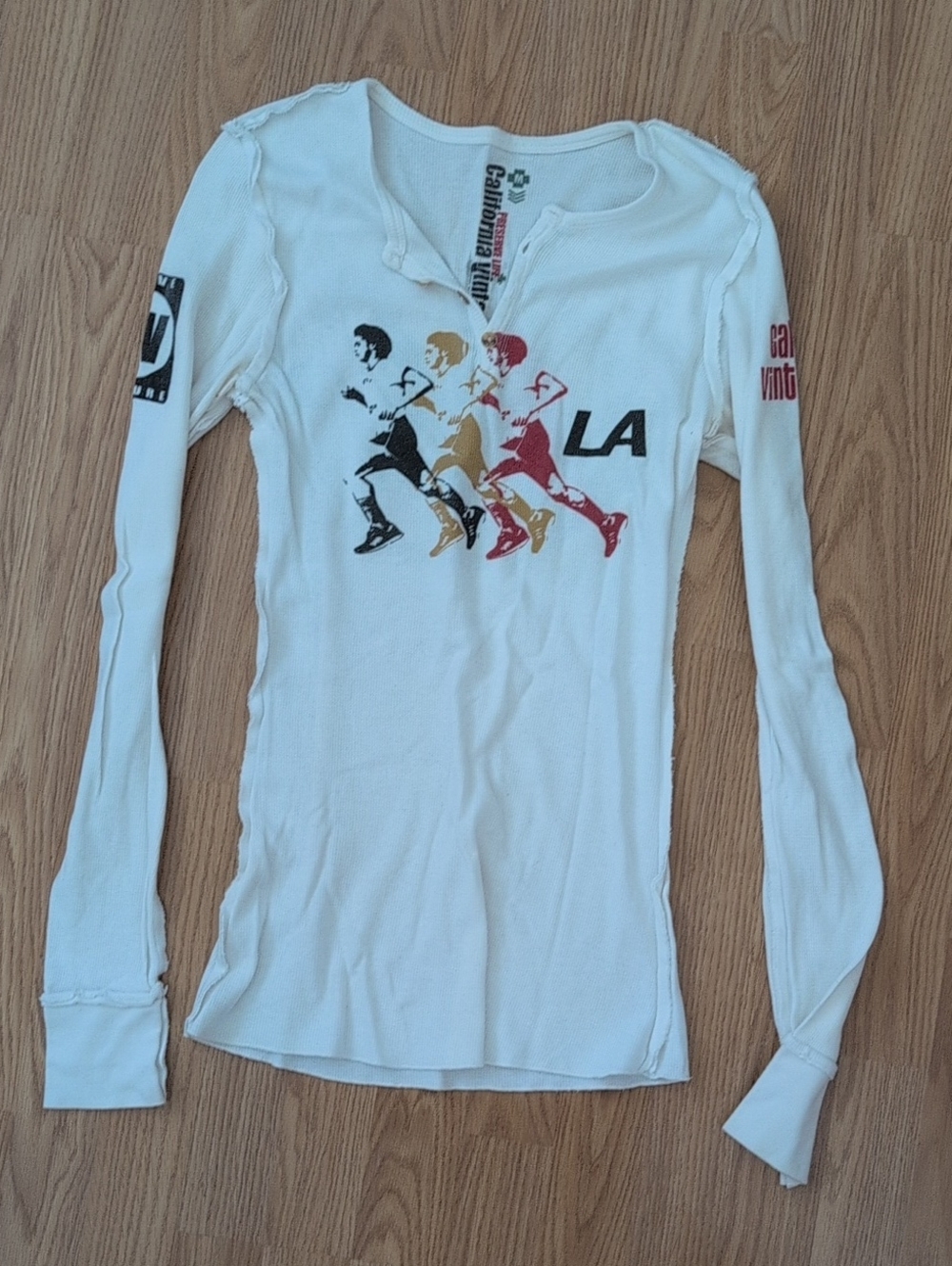California Vintage Graphic Thermal Top - Ivory Base